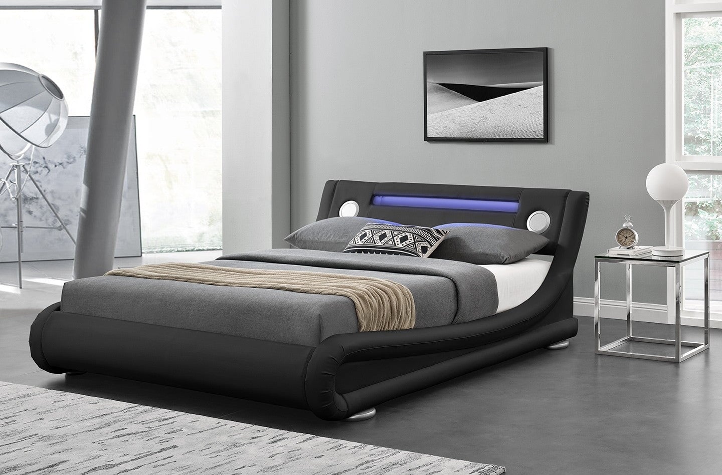 Heka designer shop led bed