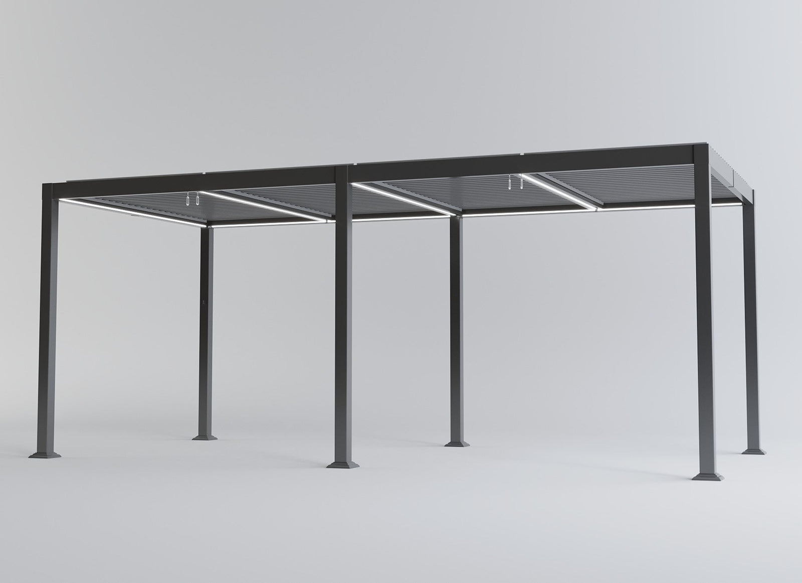 3 x 6m Aluminium Pergolas