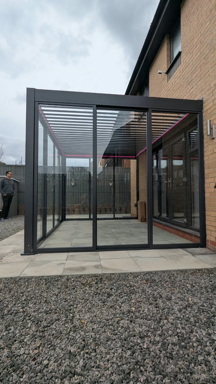 3m Toughened Glass Sliding Door System | All LuxShade™ & SplitZone™ 3x6 Compatible