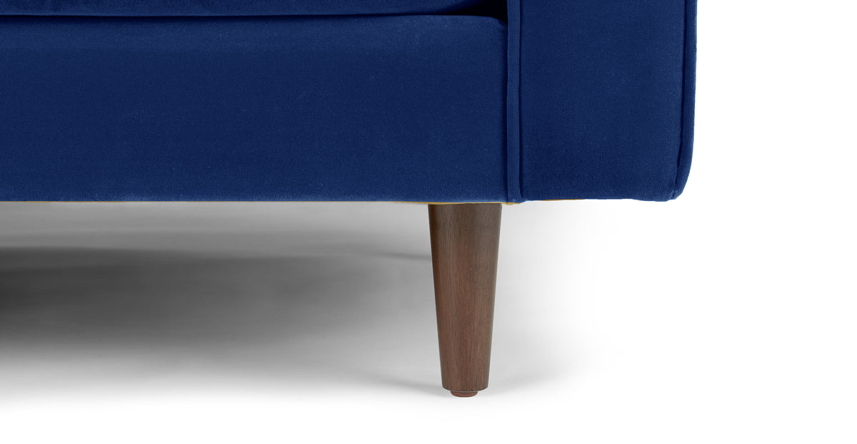 Lloyd 3 Seater Sofa | Navy Blue Plush Velvet 222cms