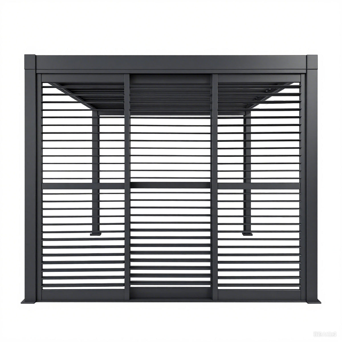 3M Aluminium Shuttered Louvre Sliding Door System – LuxShade™ Pergola Series