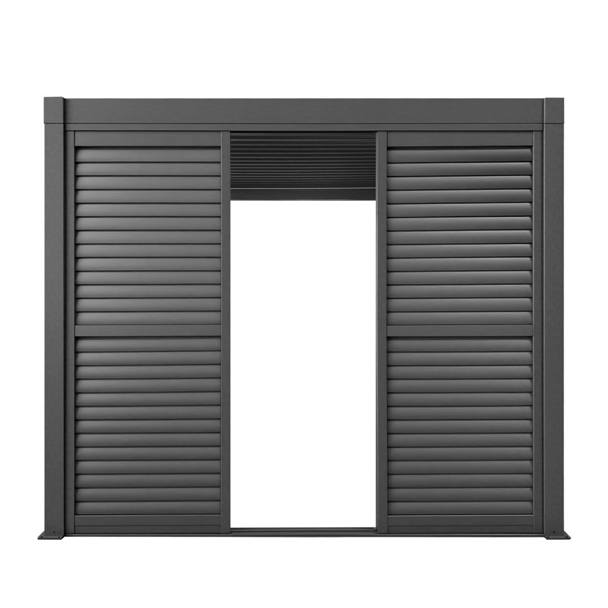 3M Aluminium Shuttered Louvre Sliding Door System – LuxShade™ Pergola Series