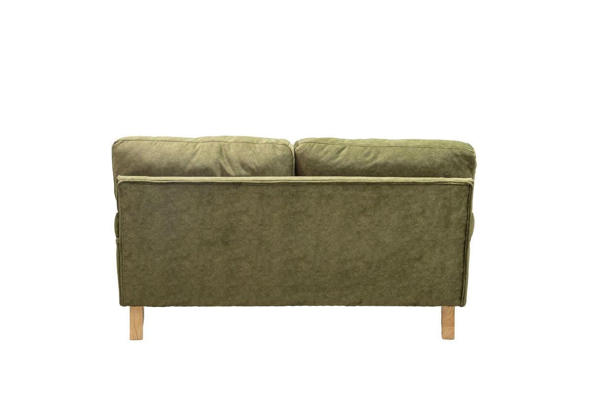 Hattie 2 Seater Sofa | Green Plush Velvet