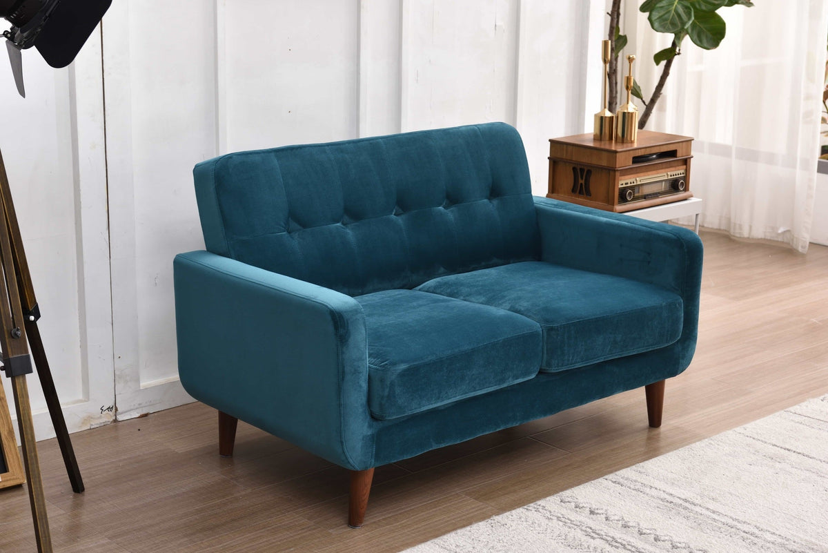 Dexter 3 &amp; 2 Seater Sofa Package Deal | Teal Blue Plush Velvet Dining Chair Casa Maria Designs 
