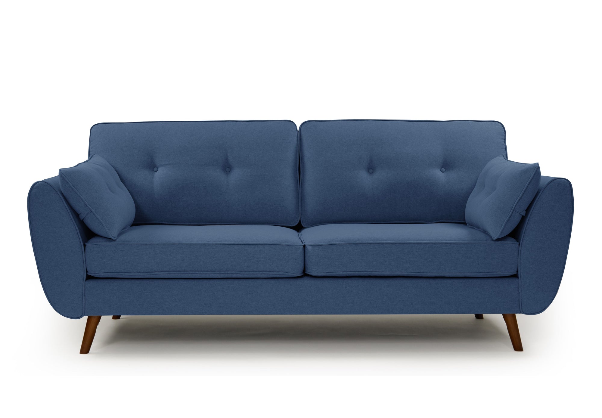 Zara 3 Seater Sofa | Dark Blue Linen Sofas Casa Maria Designs 