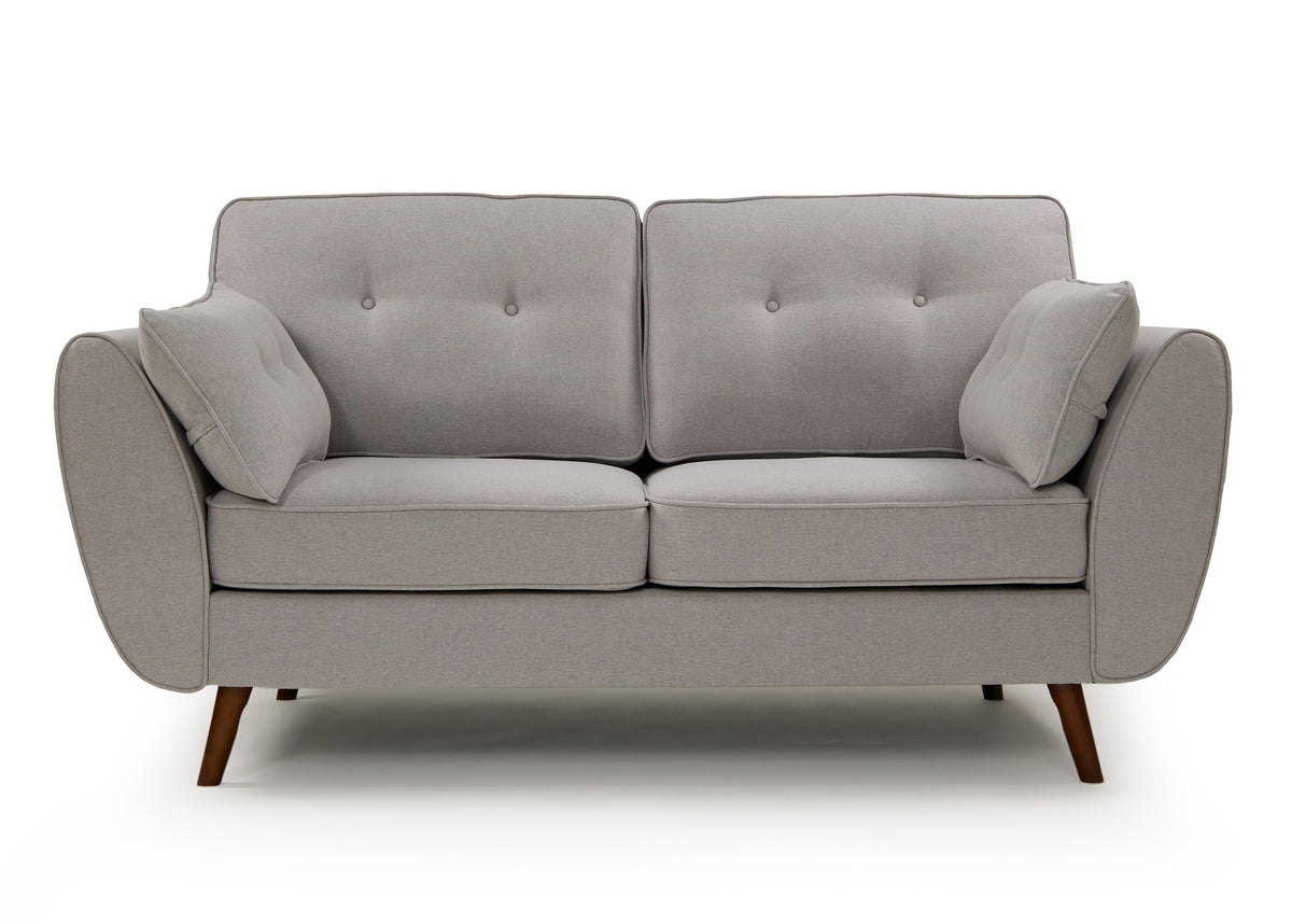 Zara 2 Seater Sofa | Light Grey Linen Sofas Casa Maria Designs 