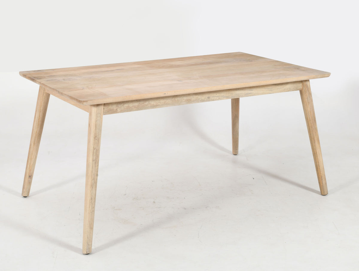 Malmo Solid Mango Wood Dining Table - 160 x 90 x 76cms