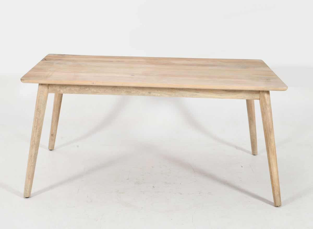 Malmo Solid Mango Wood Dining Table - 160 x 90 x 76cms