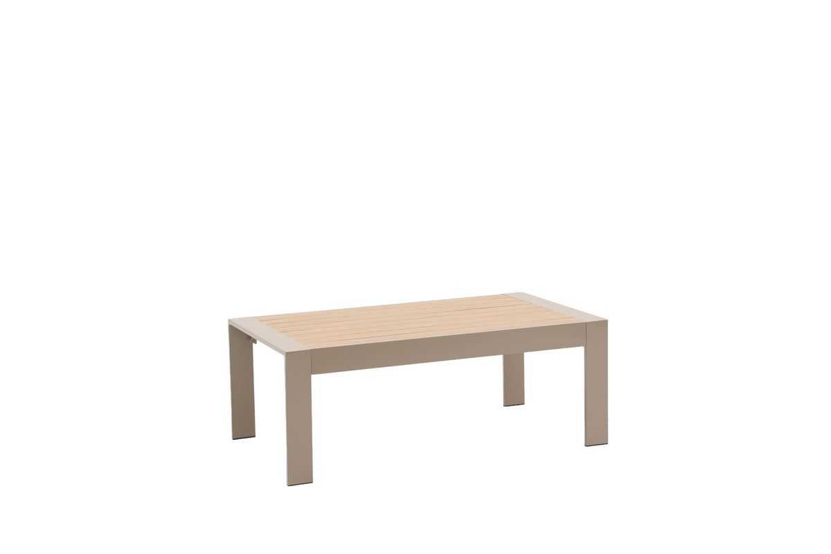 Aluminium 4-Piece Garden Furniture Set (3+2+1) – Taupe Beige