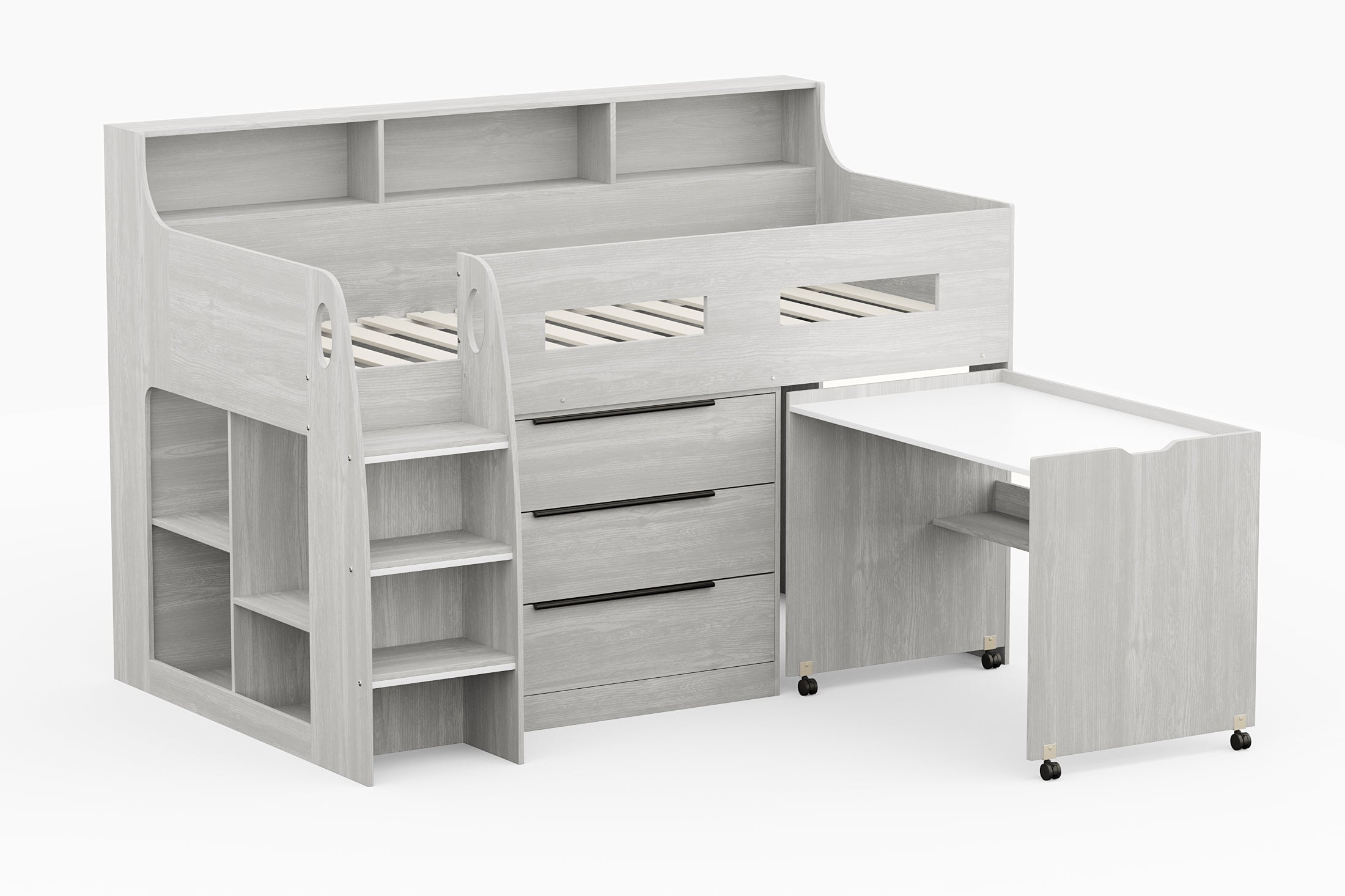 X desk with pullout deals drawer and shelf