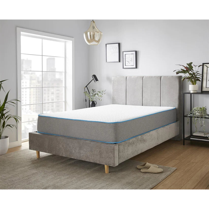 Soft Fabric Memory Foam Layer Open Coil 9&quot; Mattress (Single, Double or King)